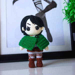 Levi Ackerman crochet doll