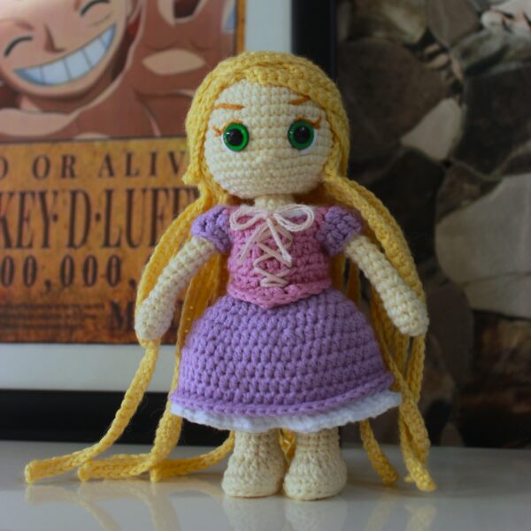 rapunzel doll ,crochet