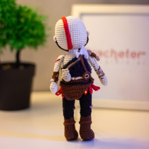 kratos crochet doll