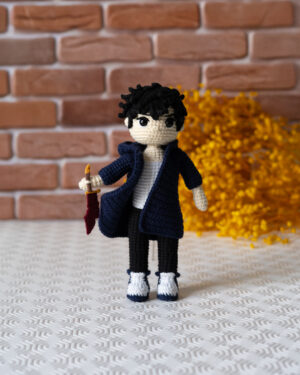 Sung Jin-Woo Crochet Doll – Solo Leveling 19 cm