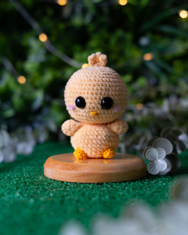 Crochet Fluffy Chick Doll – 10 cm