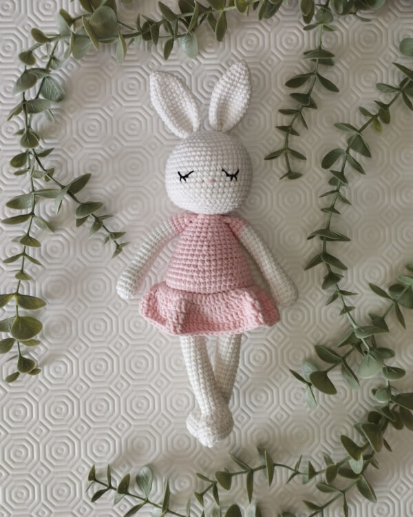 Crochet Sleepy Bunny Doll