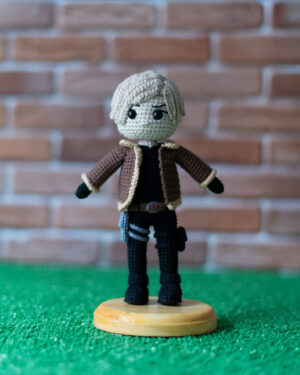 Leon Kennedy Crochet Doll – 19 cm