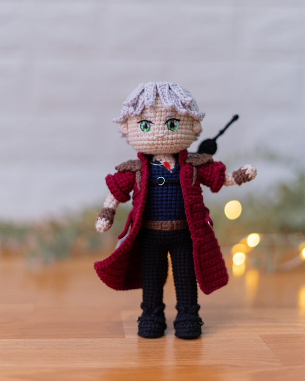 Dante Crochet Doll – Devil May Cry Inspired – 19 cm