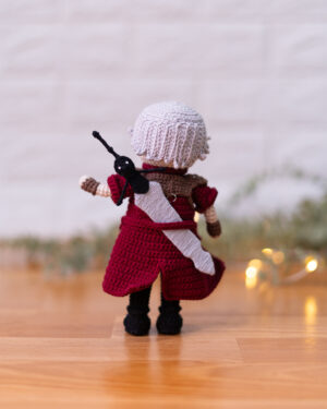 Dante Crochet Doll – Devil May Cry Inspired – 19 cm