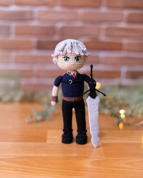 Dante Crochet Doll – Devil May Cry Inspired – 19 cm