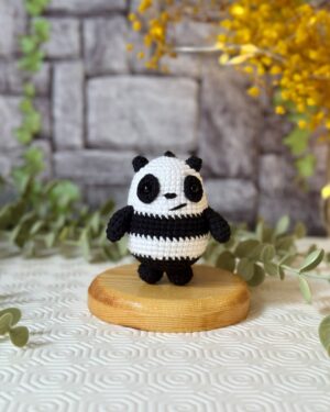 Handmade crochet We Bare Bears – 8 cm Set: Panda, Ice Bear & Grizzly