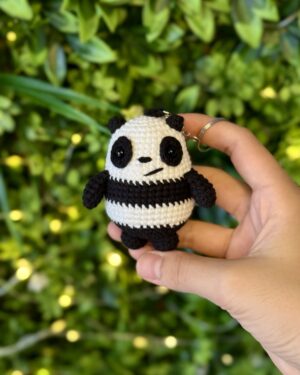 Handmade crochet We Bare Bears – 8 cm Set: Panda, Ice Bear & Grizzly