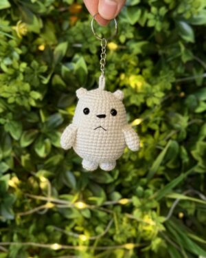 Handmade crochet We Bare Bears – 8 cm Set: Panda, Ice Bear & Grizzly