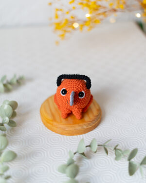 Denji Crochet Doll – Chainsaw Man Inspired – 7 cm
