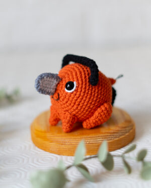 Denji Crochet Doll – Chainsaw Man Inspired – 7 cm