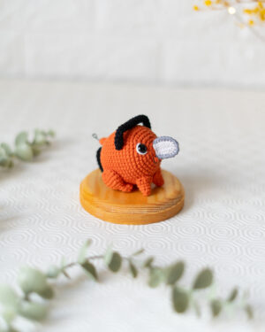 Denji Crochet Doll – Chainsaw Man Inspired – 7 cm