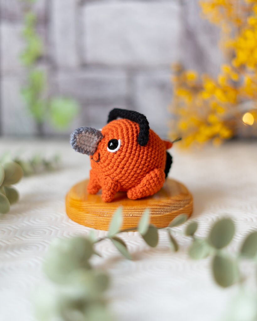 Denji Crochet Doll – Chainsaw Man Inspired – 7 cm