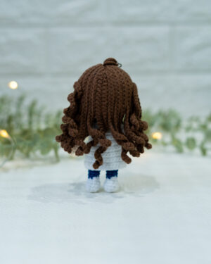 Doctor Crochet Doll Keychain – Handmade 15cm Medical Amigurumi – Nurse/Doctor Gift