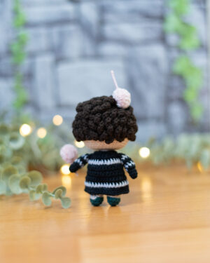 Wybie Lovat Crochet Doll – Coraline Inspired Handmade Amigurumi – 13cm Keychain